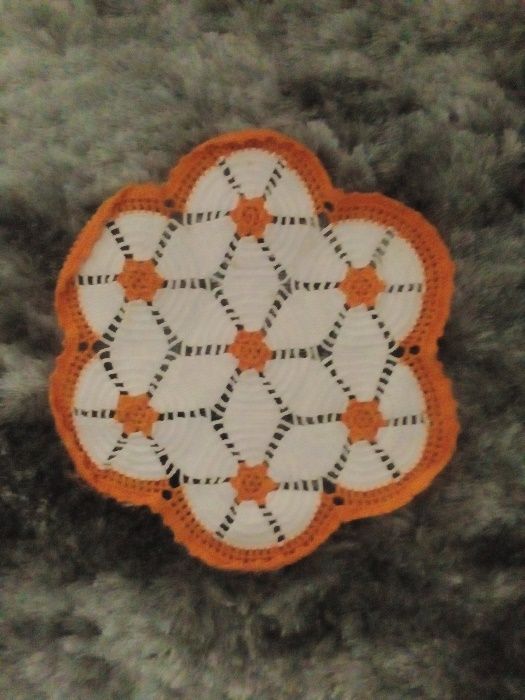 Conjunto de 4 panos feitos à mão