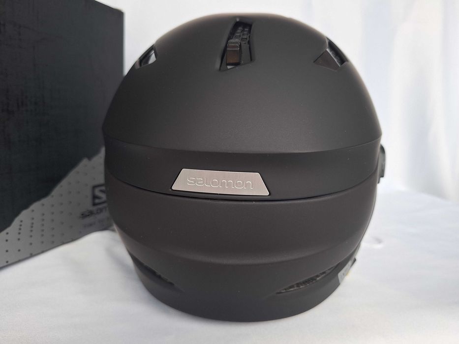 Kask narciarski Salomon Driver S All Black Silver S 53-56cm