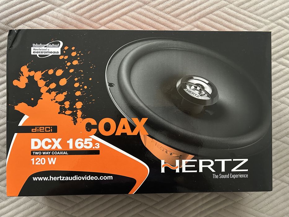 Glosniki samochodowe Hertz DSK 165.3; Hertz DCX 165.3; adaptery.