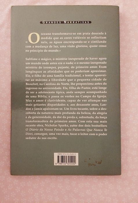 Livro "Um momento inesquecível "