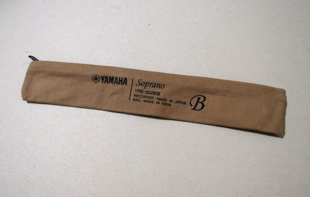 Чехол для  блокфлейты сопрано Yamaha YRS-302BIII