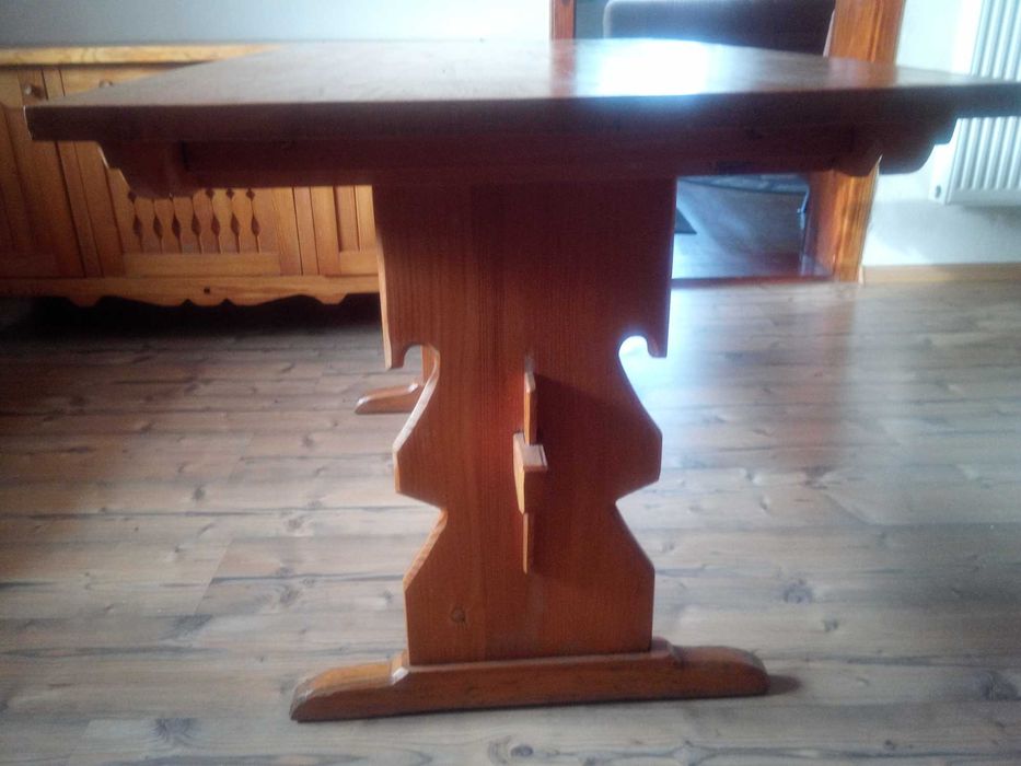 Stół i 4 krzesła Cepelia Wolbórz