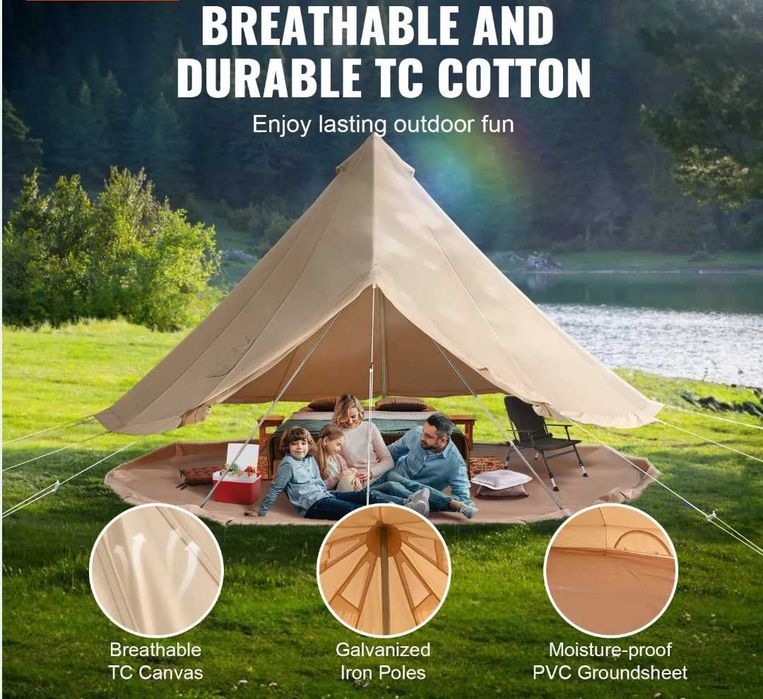 Tenda 6m de Sino em lona