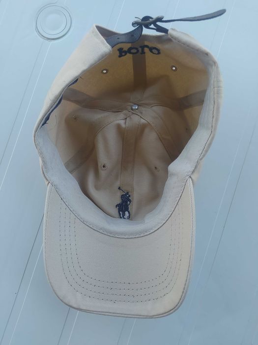 Boné bege ralph lauren