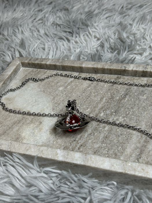 Vivienne Westwood Necklace Orb Red підвіска кулон