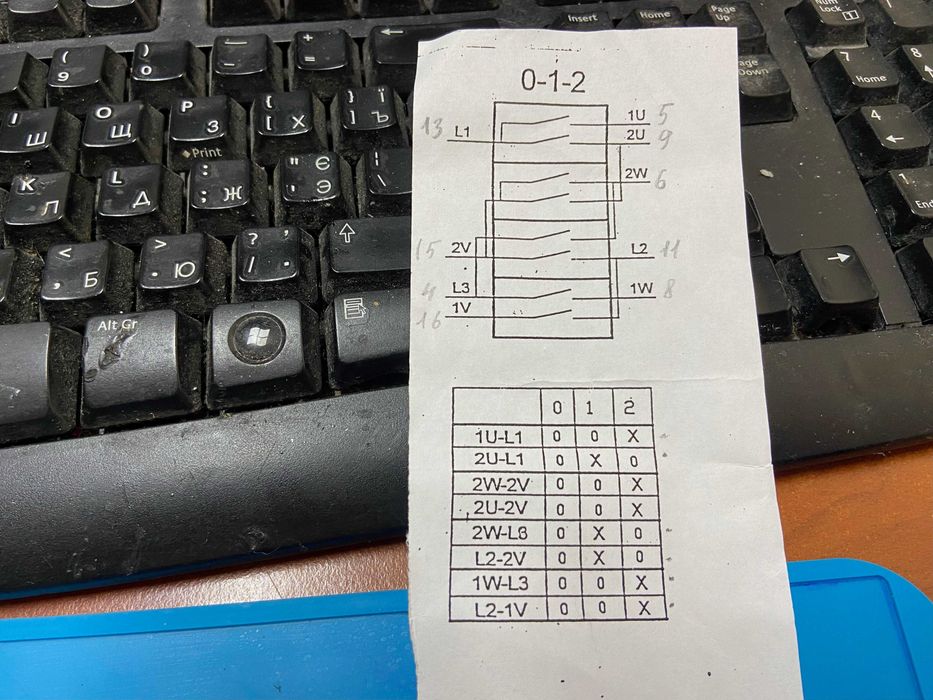 Пакетный переключатель LK40/4.322-ОК/45 в корпусе, 0-1-2, 40А, IP44