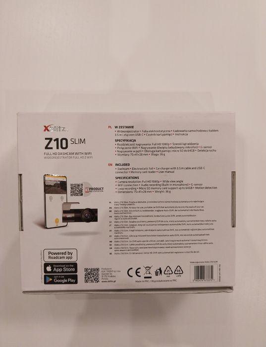 Kamerka samochodowa Xblitz Z10 Slim