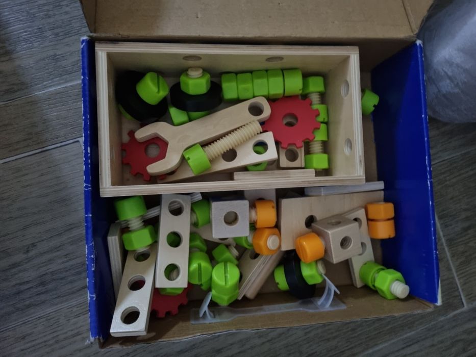 Конструктор деревянный 50 деталей