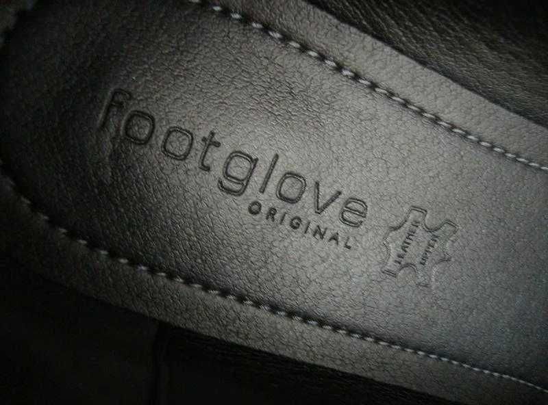 Mokasyny FOOTGLOVE skórzane czarne