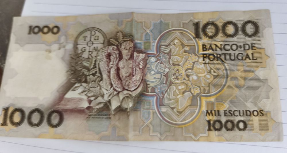 Nota do Banco de Portugal de 1000 euros