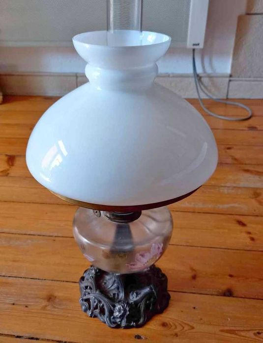 Antyk Secesyjna lampa naftowa