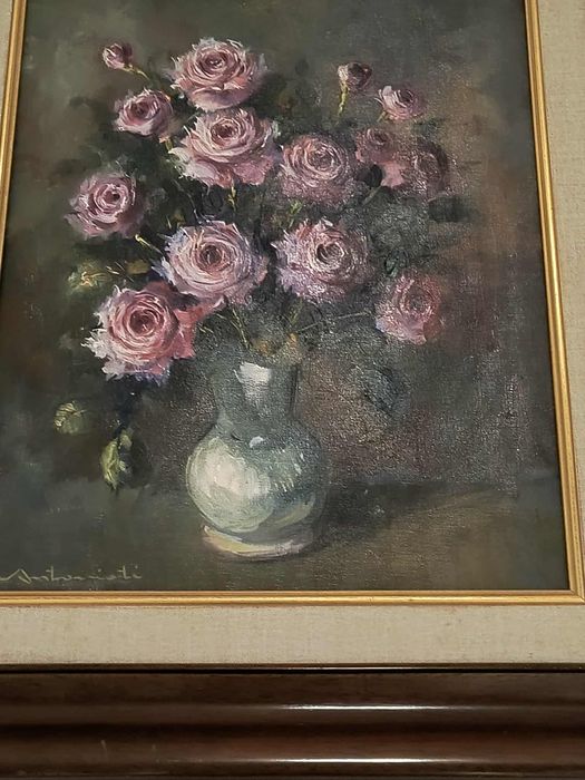 Obraz powojenny róże