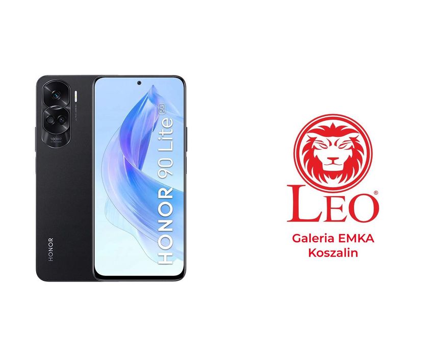 Telefon Honor 90 Lite 256GB ODNOWIONY / FV23% / POLSKA / Czarny