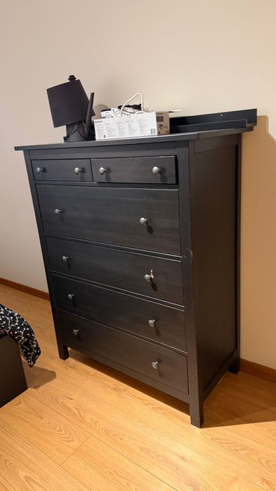 Movel gavetas Ikea HEMNES preto