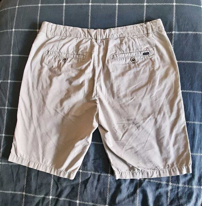 Calções Algodão Chino Cinzento  Sacoor  Portofino Homem Slim Fit 46