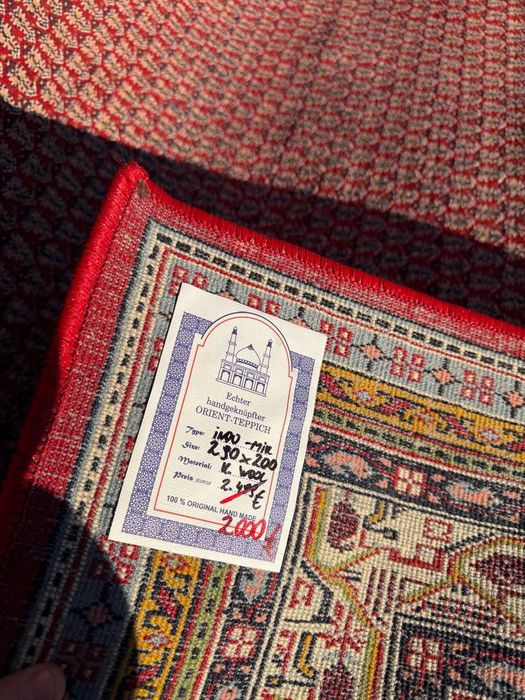 Dywan Perski Wełniany Kaszmirowy Indo Mir 290x200 galeria 10 tyś