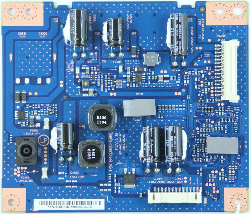 14stm4250ad-6s01 rev1.0 placa inverter led power dc sony kdl-42w815b