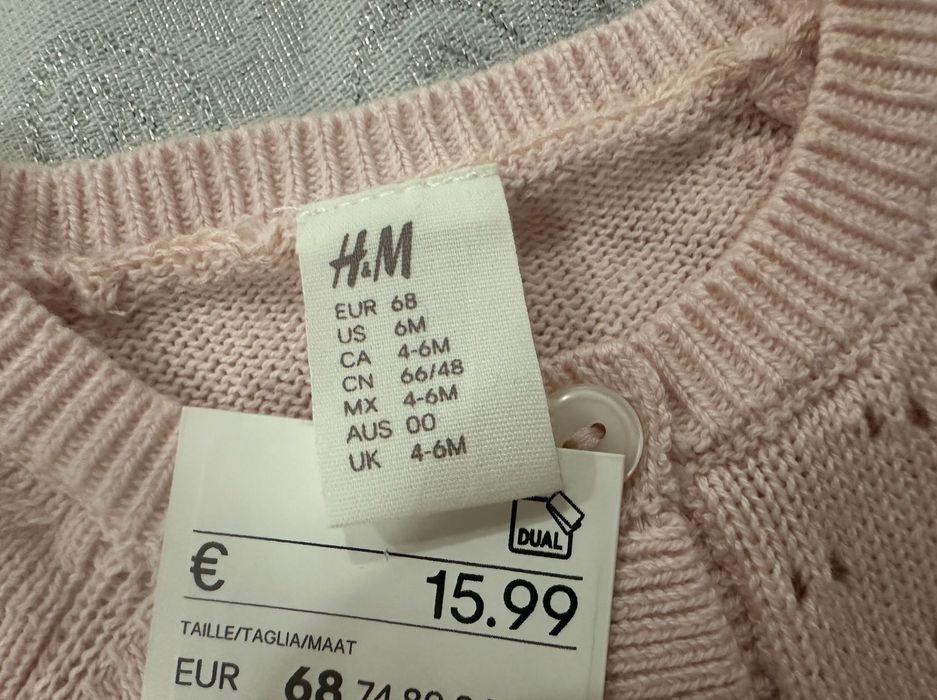Camisola Rosa H&M Nova