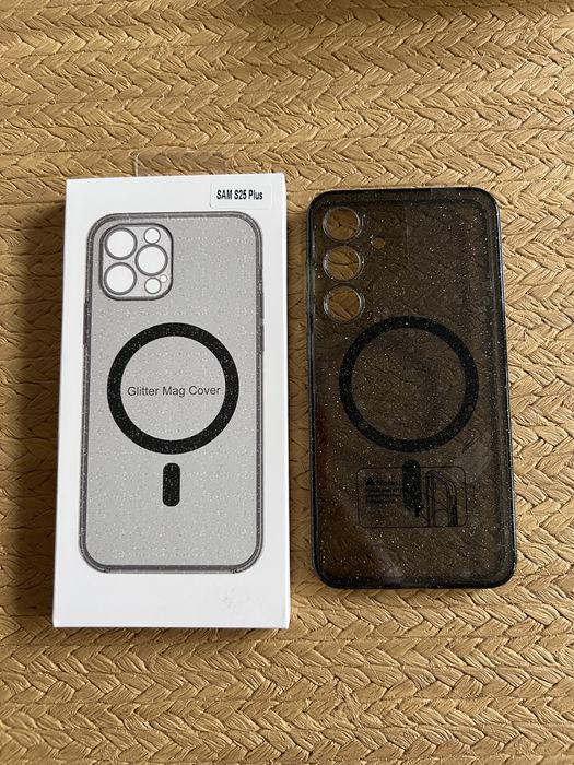 Etui Clear brokat do Samsung Galaxy S25Plus / szkło gratis, nowe!