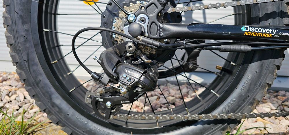 SKŁADANY Elektryczny rower miejski, koła 20" FAT,