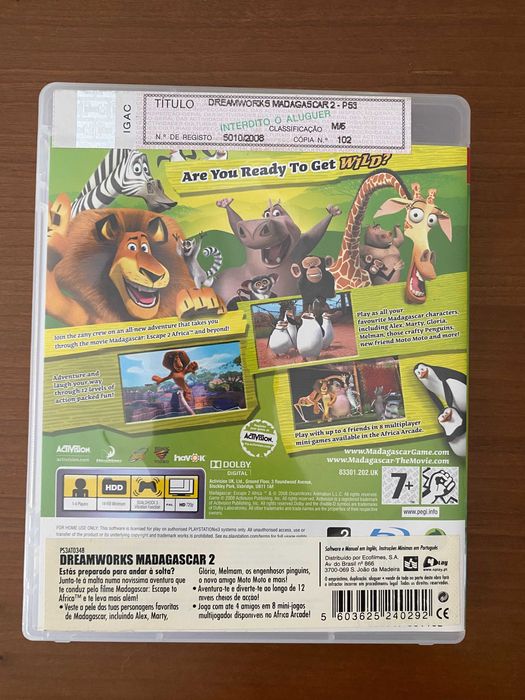 Jogo Madagascar 2 Escape Africa