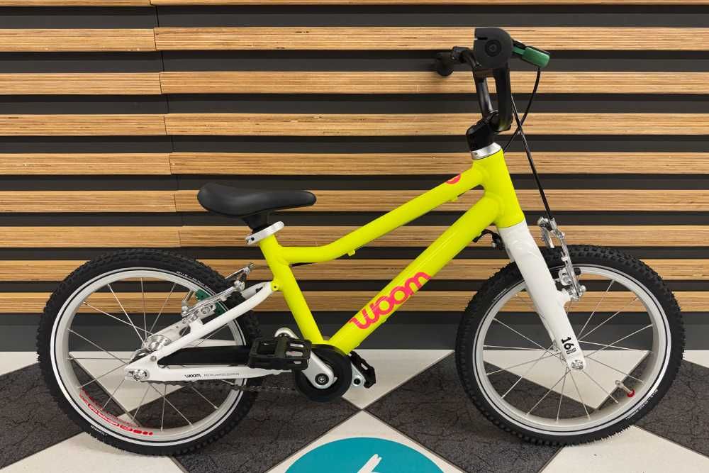 Rower dziecięcy woom 3 GO NEON LIME - LMITOWANA EDYCJA - rowery woom KRAKÓW