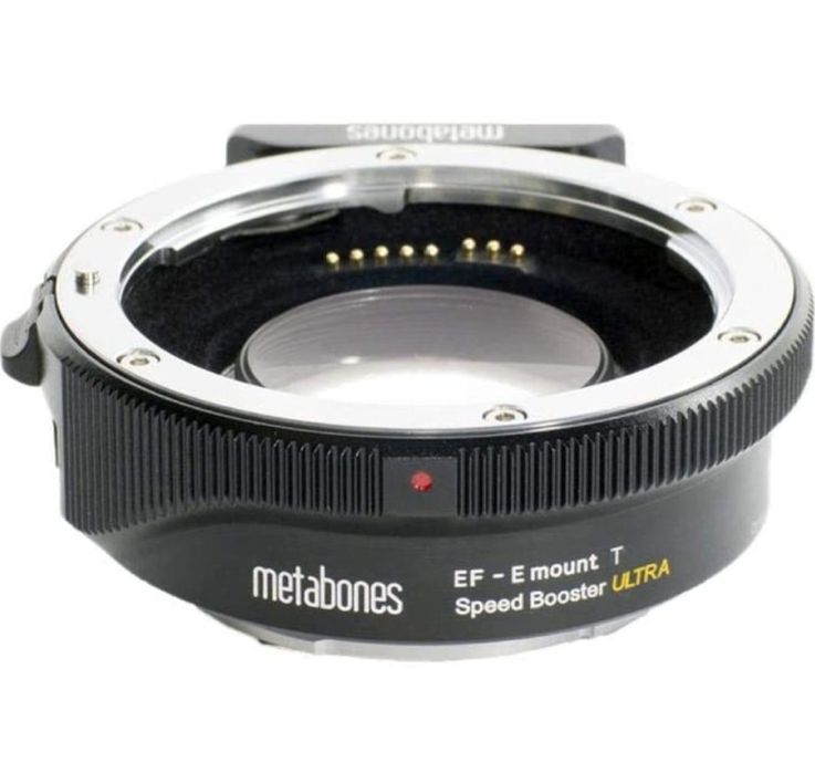Meta ones Canon EF to Sony E-mount T Soeed booster Ultra 0,71x