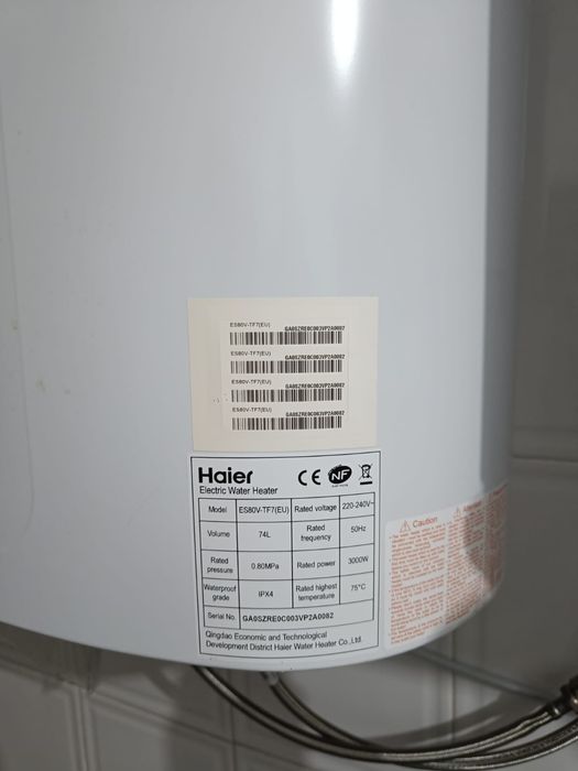 Termoacumulador haier 80 litros
