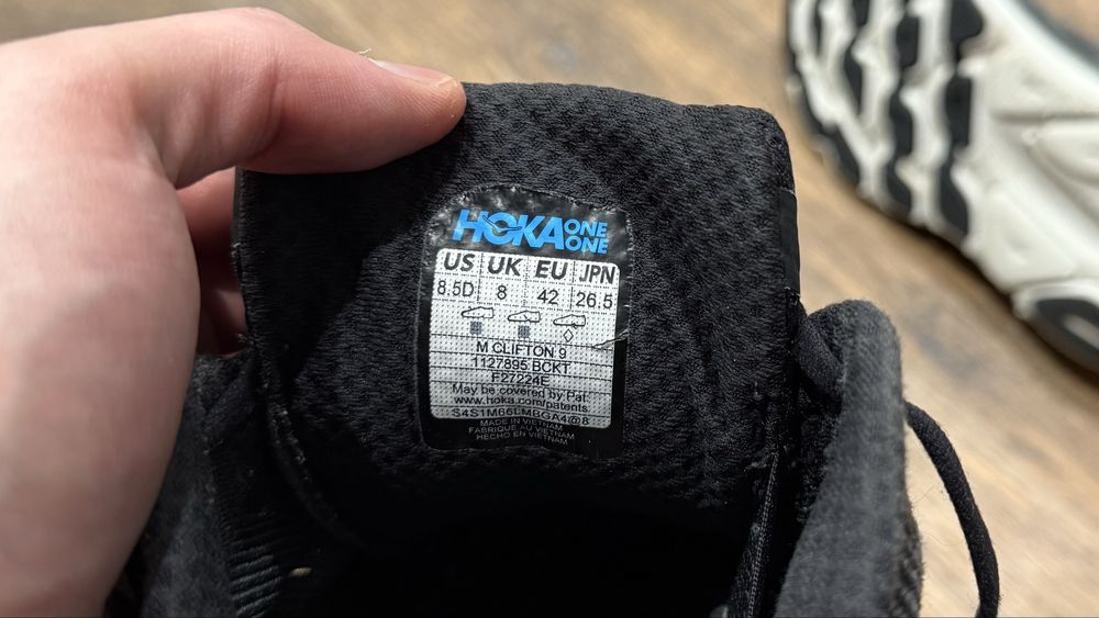 Мужские кроссовки Hoka One One Clifton 9, размер 42 cumulus superblast novablast