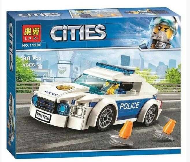 Конструктор 11206 CITIES Сіті Автомобіль поліцейського патруля 98 дет