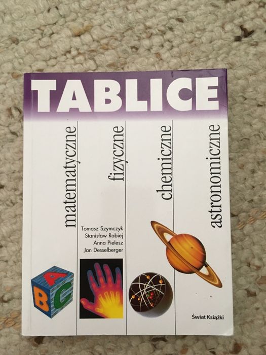 Tablice (matematyczne, fizyczne, chemiczne, astronomiczne)