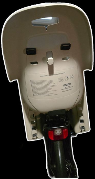 Fotelik na rower do przewożenia dzieci. Nośność 18 kg