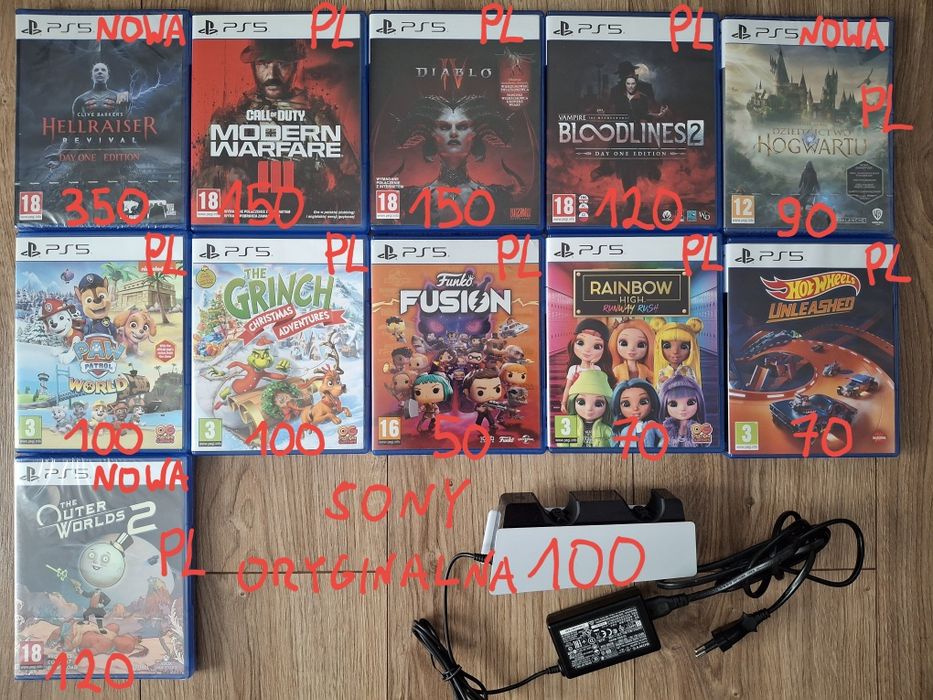 Gry na PS5 jak nowe