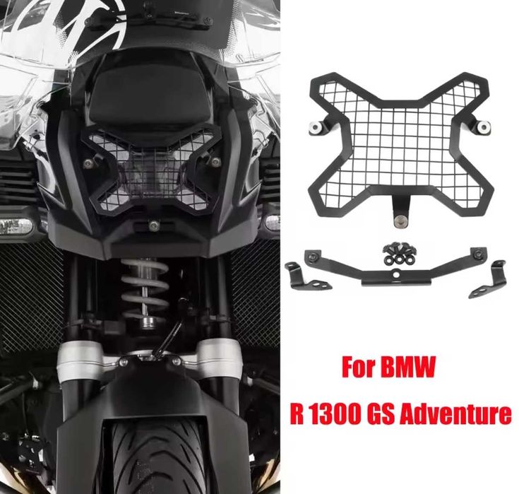 Proteção em metal p/ farol BMW R1300 GS Adventure