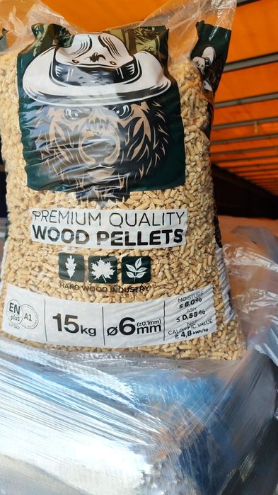 Pellet 6mm sosna-brzoza A1 certyfikat Dostępny Od Ręki
