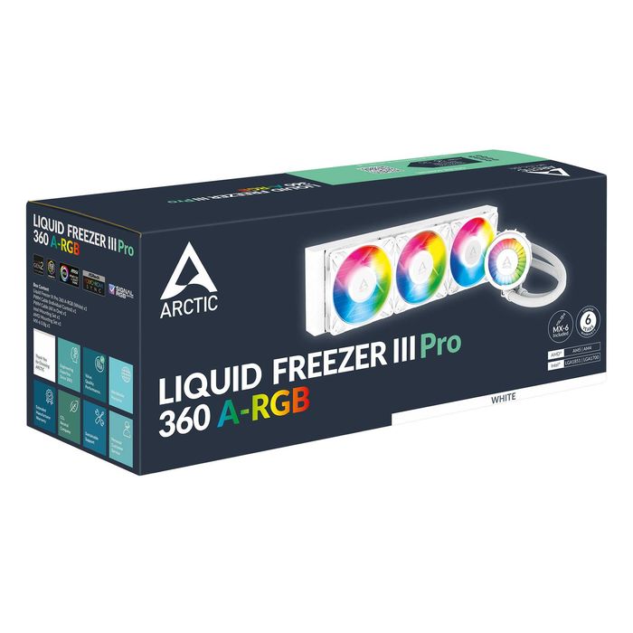 Chłodzenie wodne Arctic Liquid Freezer III Pro 360 A-RGB Białe Refurbished