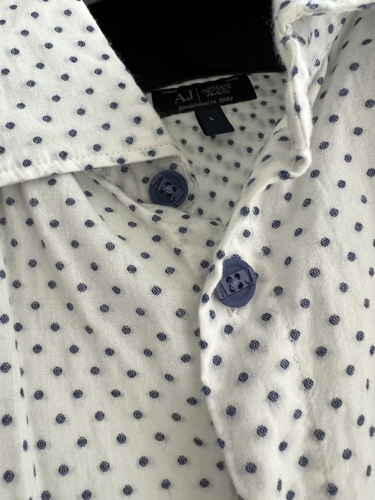 Oryginalna Koszula Męska Armani Jeans, realny rozmiar to M