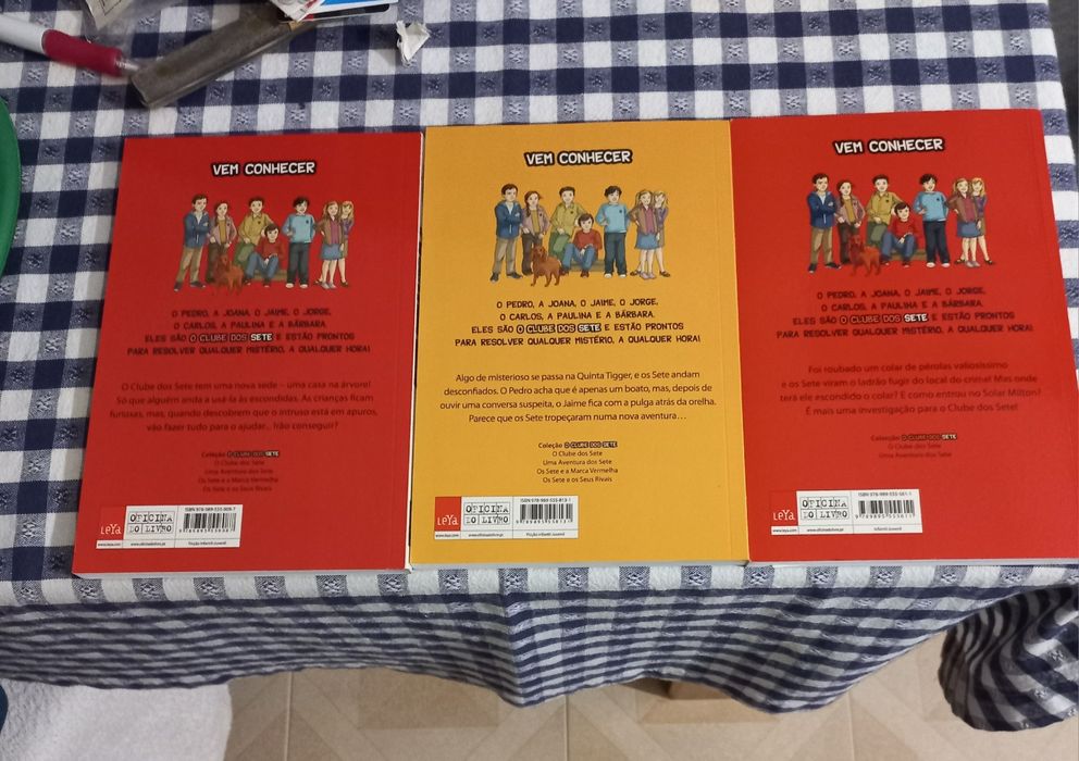 Livros os  Sete 3 livros