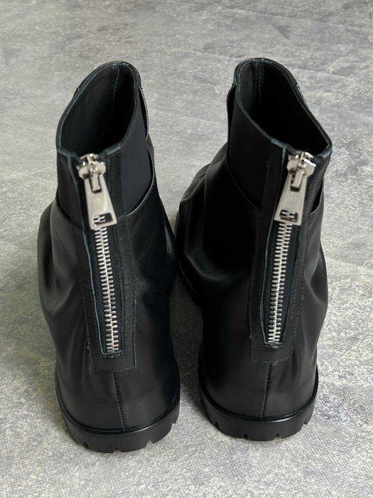 424 MARATHON BOOT back zip черевики чоботи чорні ботинки черные