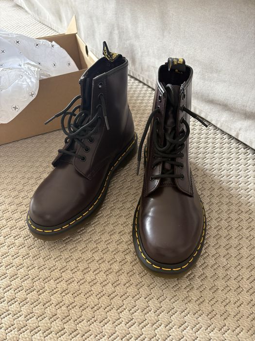 Botas Dr. Martens 1460 Burgundy Smooth