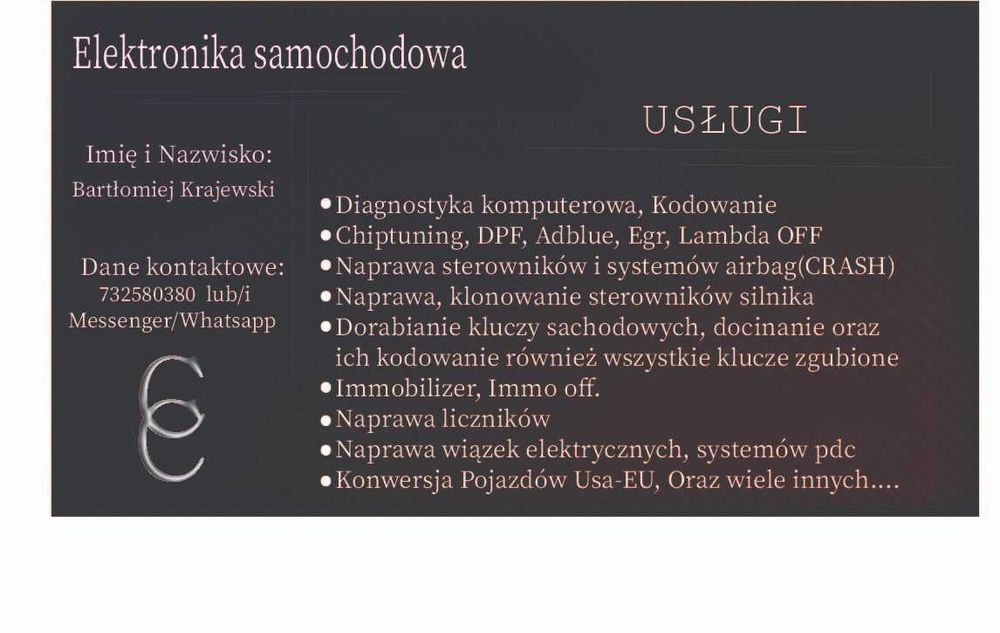 Naprawa elektroniki samochodowej