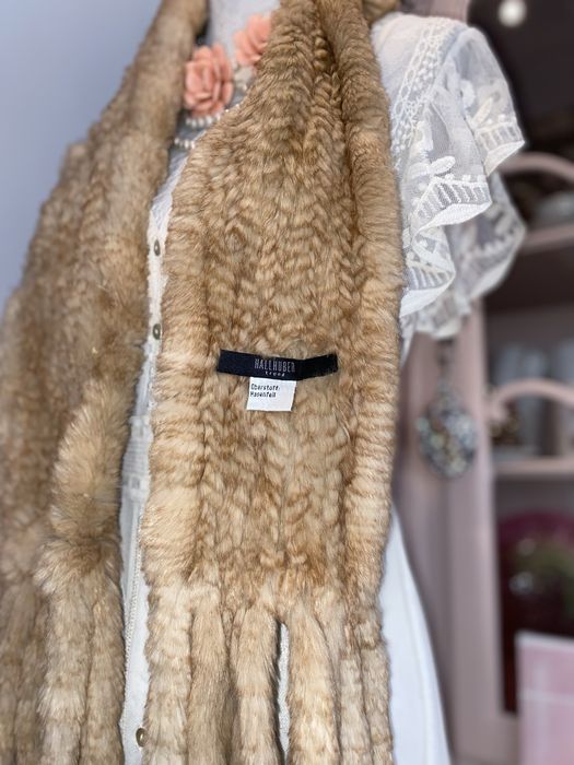 Hallhuber Trend szal futrzany