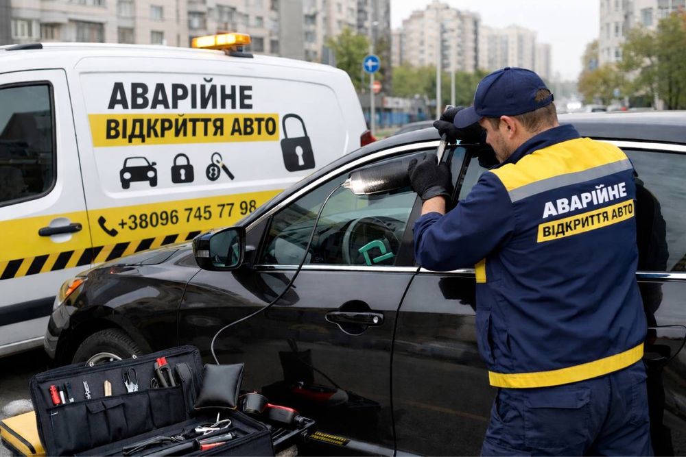 Открыть авто 24/7. аварійне відкриття замків открытие замков авто  Аварійне відкриття замків,заміна замків,відкрити авто, вскрытие замков