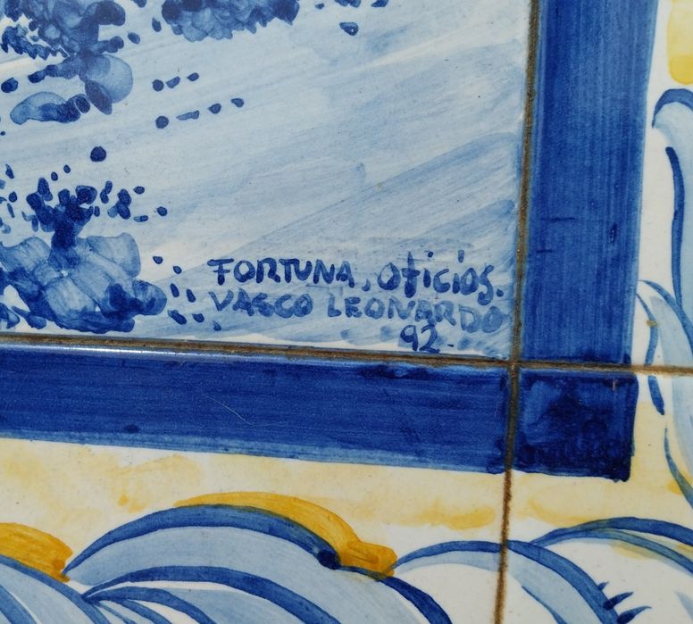 Magnifico painel de azulejos de 1992, Palmela.