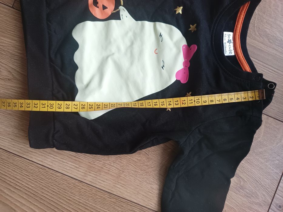 Bluza z duchem na Halloween, duch świeci w ciemnosci