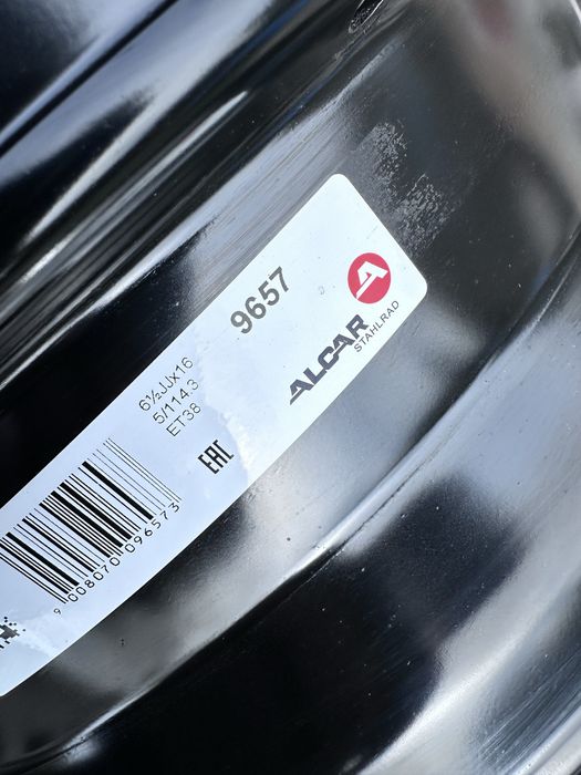 2xfelga stalowa 16” MITSUBISHI/KIA/HYUNDAI (5x114,3 ET38) - nowe