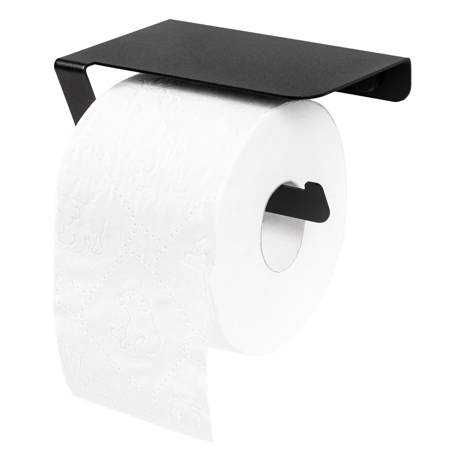 Uchwyt na papier toaletowy PIXEL 2 czarny mat