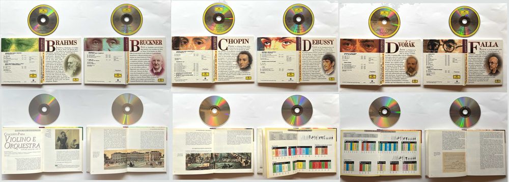 Coleção CDs Música Clássica Deutsche Grammophon - A Grande Música Passo a Passo