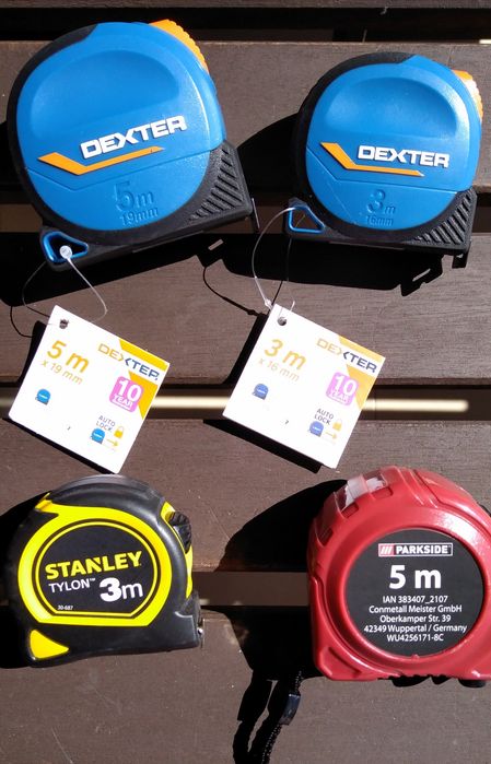 Fitas métrica Dexter / Parkside / Stanley / Vito