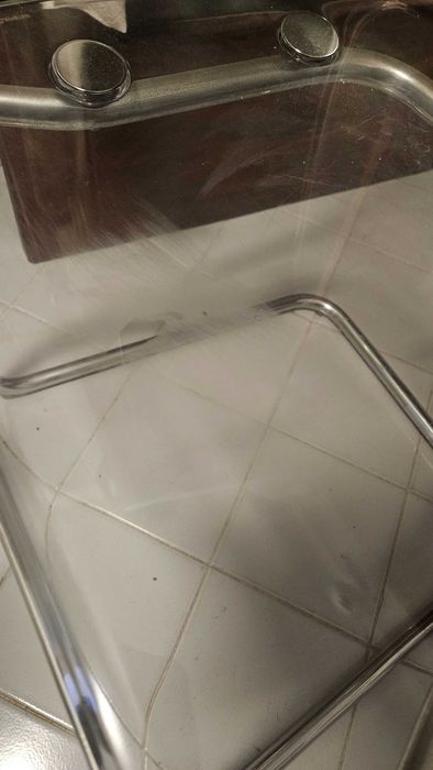 Conjunto de 2 Cadeiras, transparente/cromado, TOBIAS do IKEA